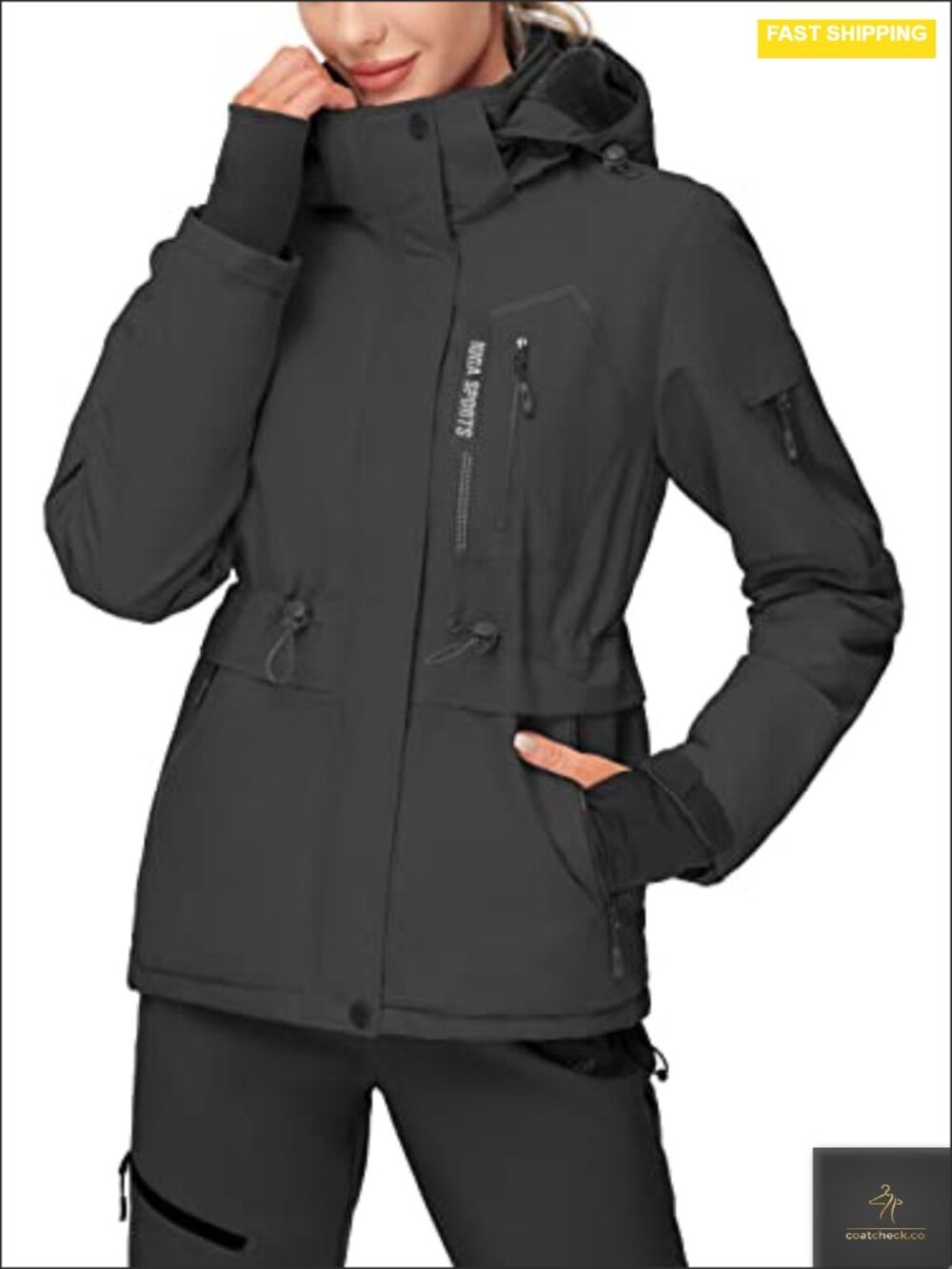 Waterproof Ski Jacket Women Warm Windproof Snowboard Winter Coat Fleece Lined